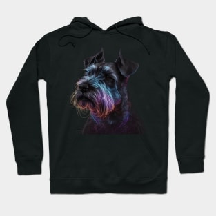 Neon Miniature Schnauzer Hoodie